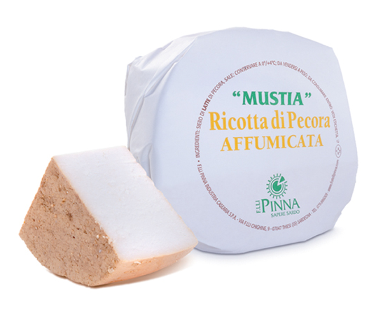 Ricotta Mustia affumicata di pecora Pinna