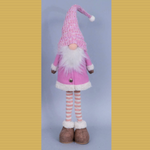 Gnomo Poliestere Rosa