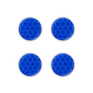 Adesivi 3D Rifrangenti Cerchi, 4 pz