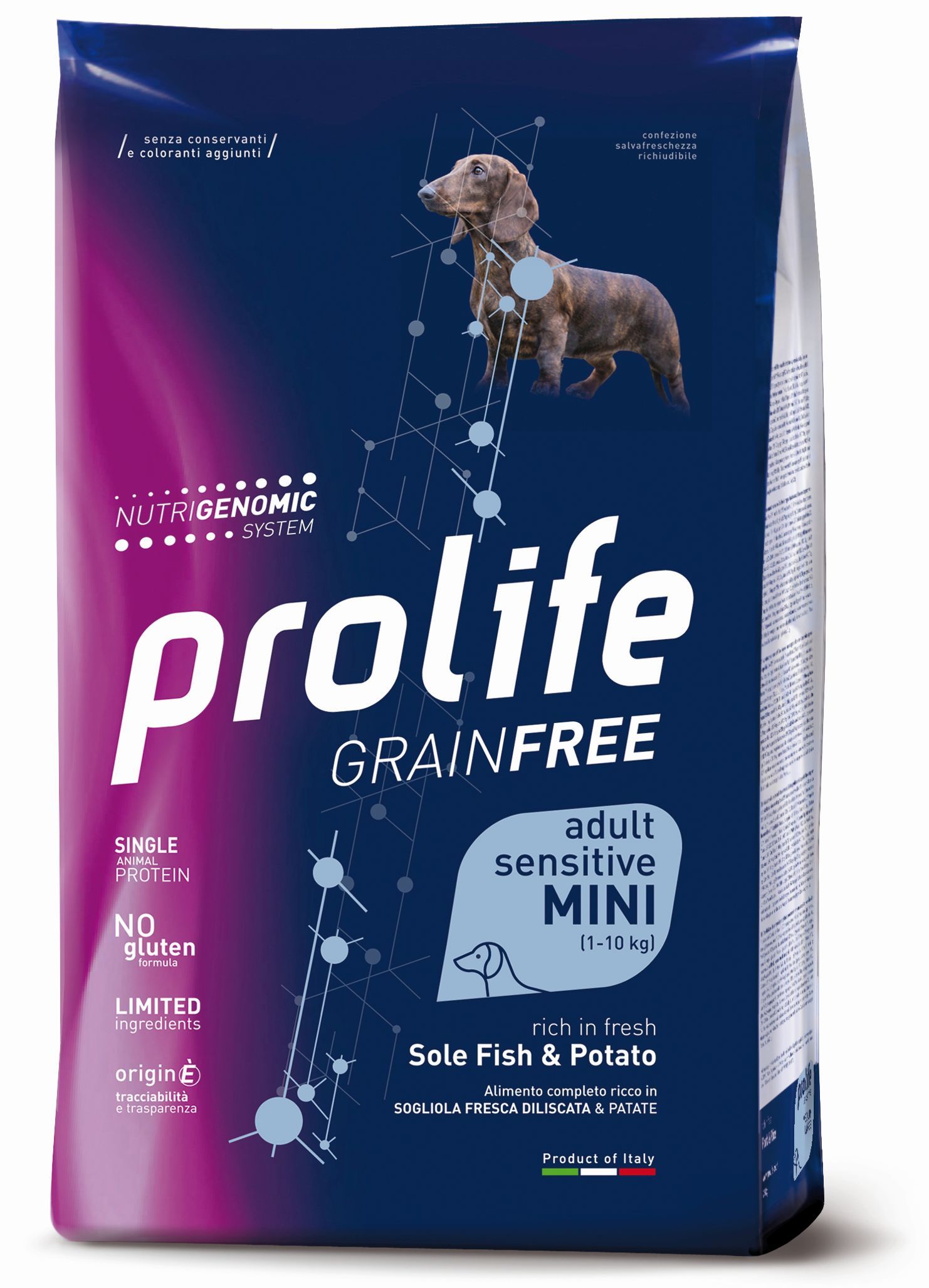 Prolife – Grain Free Adult Sensitive Sole Fish & Potato – Mini