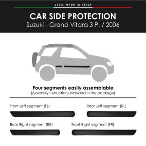 Modanature Laterali per Suzuki con Biadesivo 3M