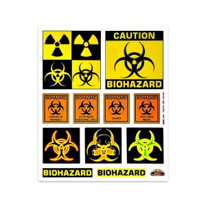 Adesivi Stickers Giganti Biohazard Danger 24 x 20 cm