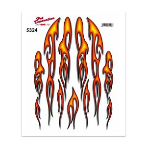 Adesivi Stickers Midi Fiamme 35 x 25 cm