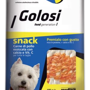 Zoodiaco – “I Golosi ” Snack Carne di Pollo essiccata con calcio e vitamina C