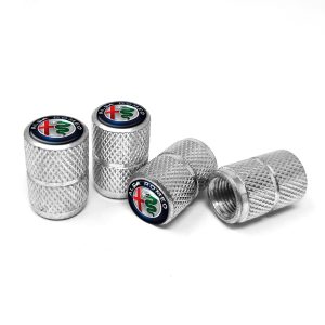 Tappi Cappucci Coprivalvole per Pneumatici Auto Alfa Romeo Universali, Set da 4