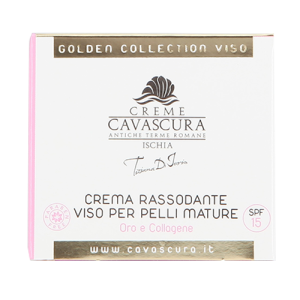 crema rassodante viso per pelli mature all’oro e collagene