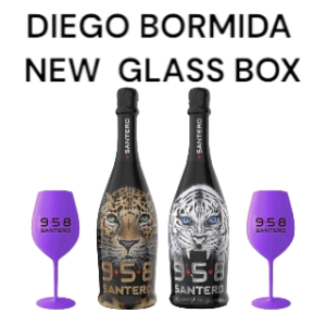 958 Extra Dry Calavera NEW GLASS BOX 2023