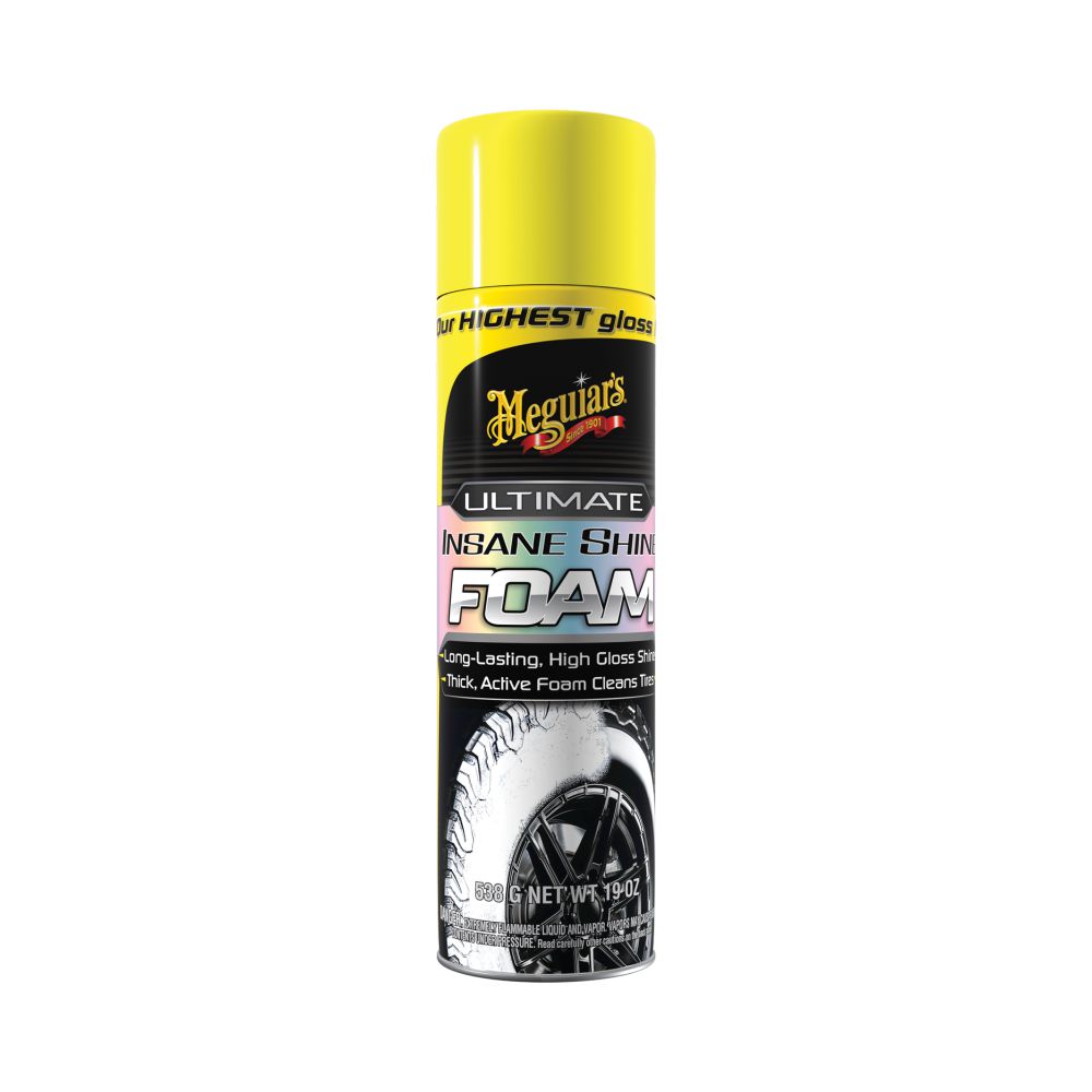Meguiar’s G210419EU Ultimate Insane Shine, Schiuma per Lucidatura Pneumatici