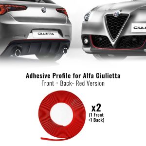 Profilo Adesivo per Dam Paraurti Alfa Giulietta con Biadesivo 3M APT
