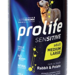 Prolife-Sensitive Adult Rabbit-Potato Medium/Large da 400g