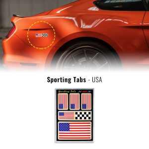 Sporting Tabs Set Bandiere USA