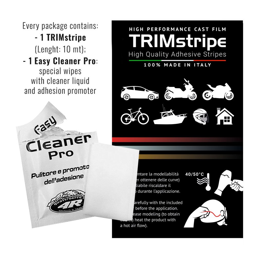 Trim Stripe Strisce Adesive per Auto, 3 Fili, Nero - immagine 4