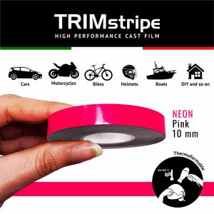 Trim Stripe Strisce Adesive per Auto, Fluo Fuxia