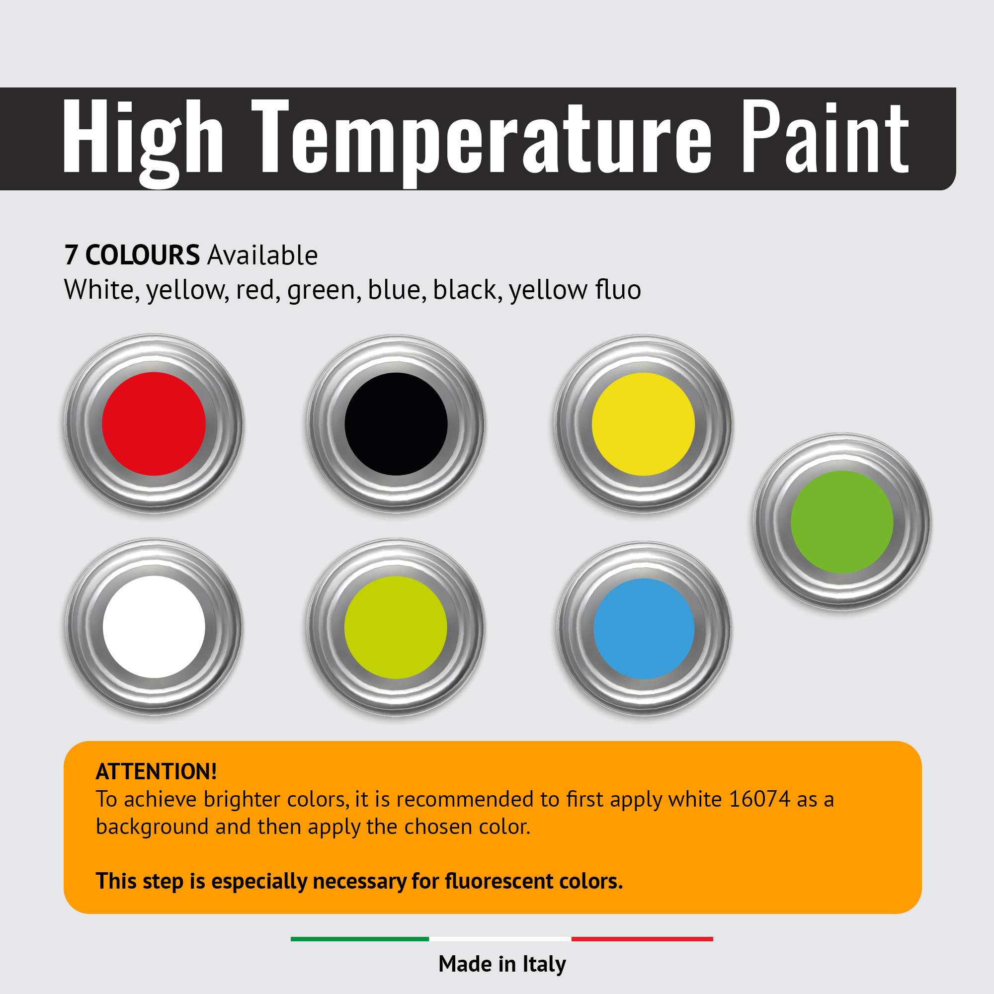 Vernice per pinze Freni, Alte Temperature, Nero, 100 ml - immagine 4