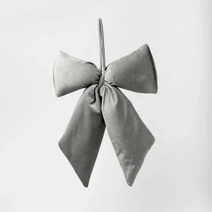 Fiocco in Velluto grigio, 27X34CM
